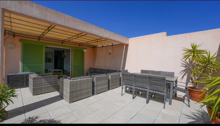 Chez Pasqua ! Appartement Spacieux Avec Terrasse 2 Chambres 6 Couchages En Rooftop LʼÎle-Rousse Exterior foto